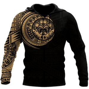 New Zealand Maori Tattoo Unisex Deluxe Hoodie ML