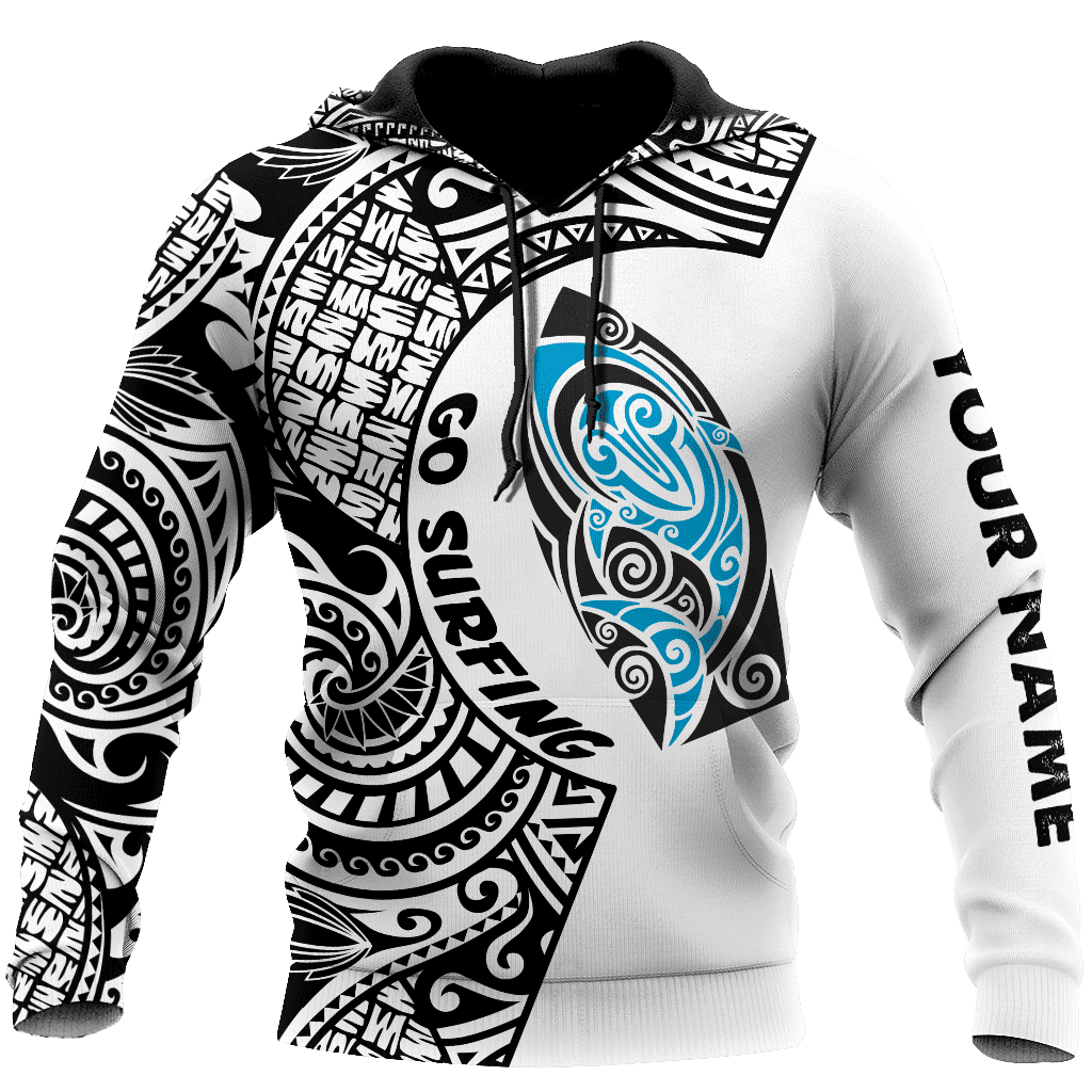 Amazing Polynesian Go Surfing Personalized Unisex Deluxe Hoodie ML