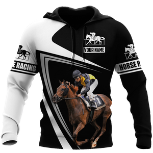 Personalized Name Horse Racing 3D All Over Printed Unisex Shirts