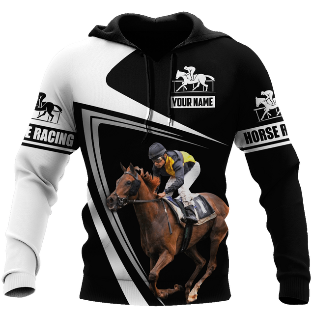 Personalized Name Horse Racing 3D All Over Printed Unisex Shirts