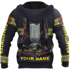 Customize Name Firefighter Hoodie For Men And Women TNA06052106