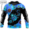 Custom name Aboriginal Naidoc Week 2021 Blue Turtle Lizard shirts