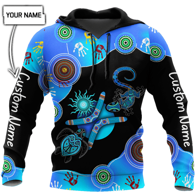 Custom name Aboriginal Naidoc Week 2021 Blue Turtle Lizard shirts