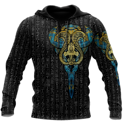 Egyptian Gods Ancient Uraeus Tattoo unisex 3d print shirts