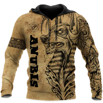 Egyptian Gods Ancient Anubis Tattoo unisex 3d print shirts