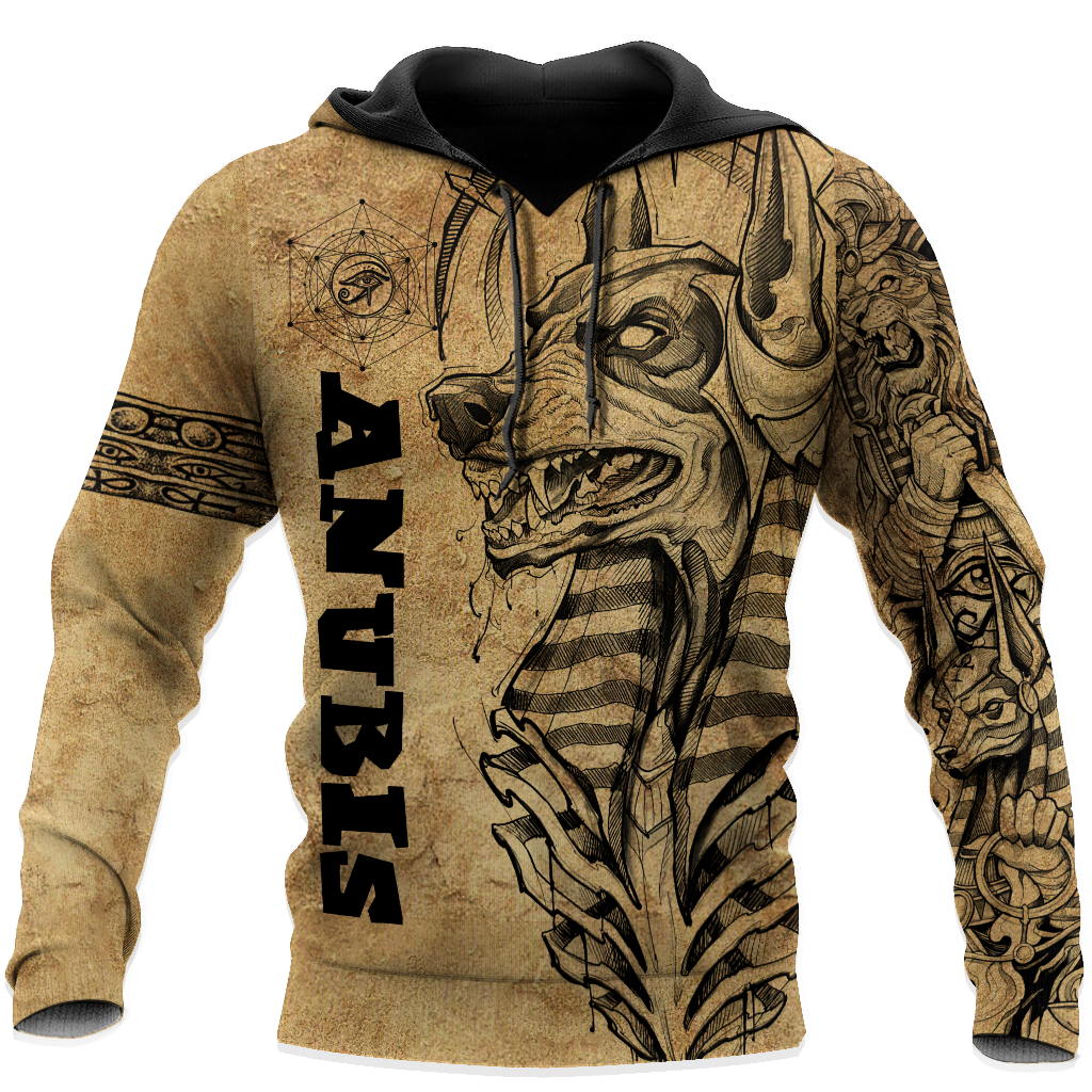 Egyptian Gods Ancient Anubis Tattoo unisex 3d print shirts