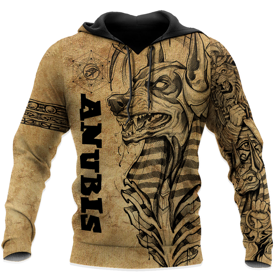 Egyptian Gods Ancient Anubis Tattoo unisex 3d print shirts