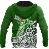 Premium Unisex Hoodie Irish St.Patrick Celtic Cross ML