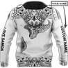 Amazing Polynesian Personalized Samoa Map Tattoo Unisex Deluxe Hoodie ML