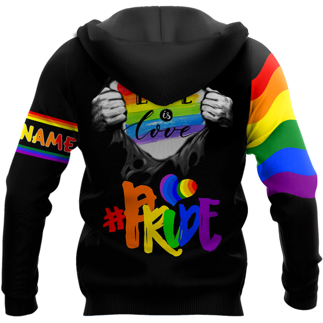 Customize Name LGBT Pride Hoodie For Men And Women SN07052101