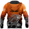 Master Baiter fishing custom name orange design 3d print shirts