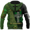 Jesus Irish Saint Patrick's Day 3D All Over Printed Unisex Shirt