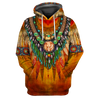 Native American 3D All Over Printed Shirts for Women