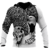 Azteca Mexicano 3D All Over Printed Unisex Hoodie