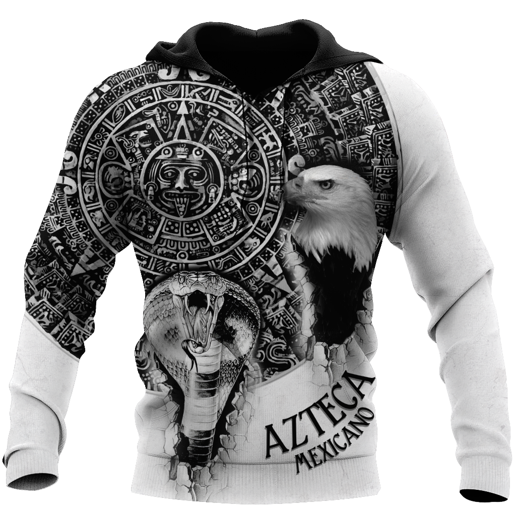 Azteca Mexicano 3D All Over Printed Unisex Hoodie