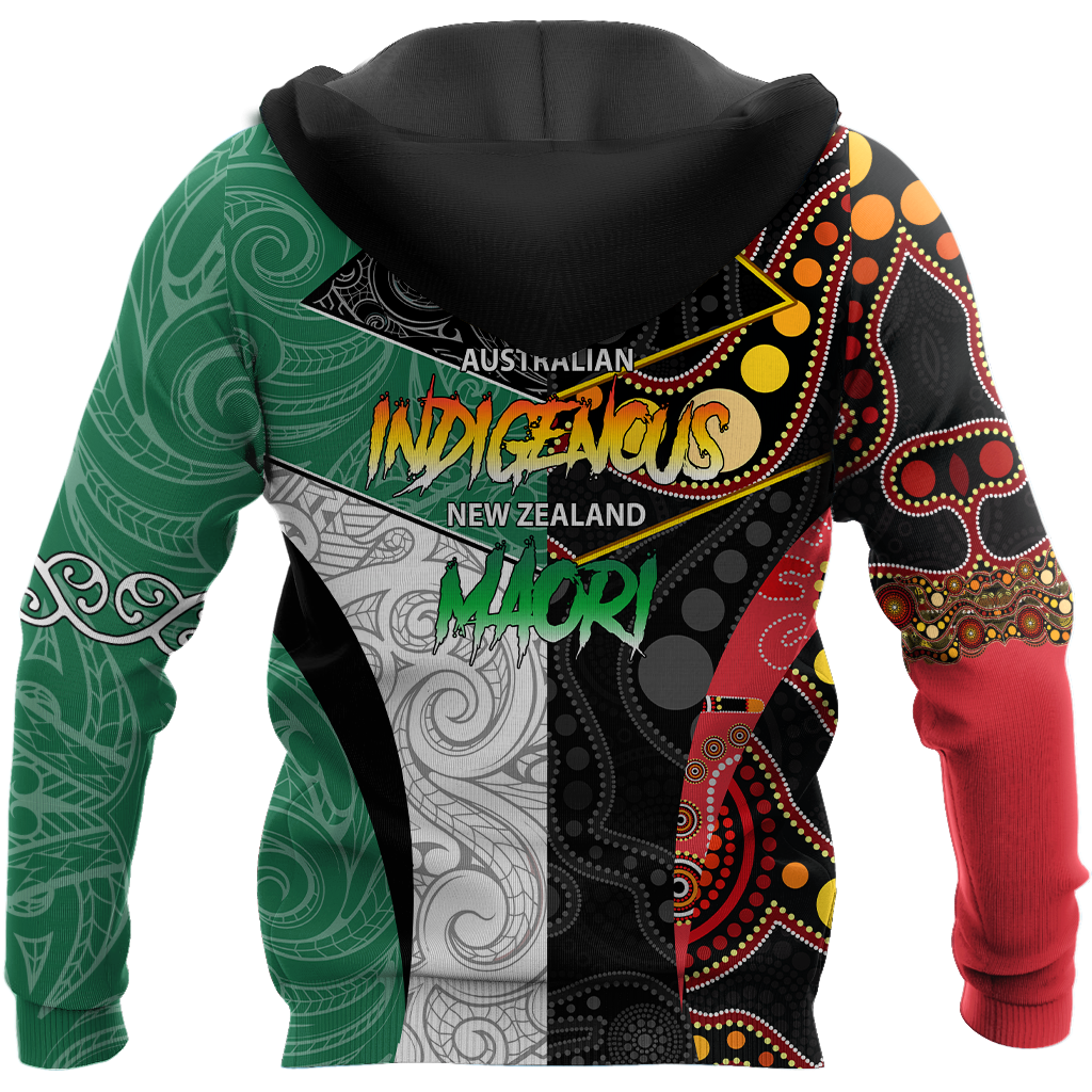 Custom Name Australia Indigenous And New Zealand Maori 3D All Over Printed Unisex