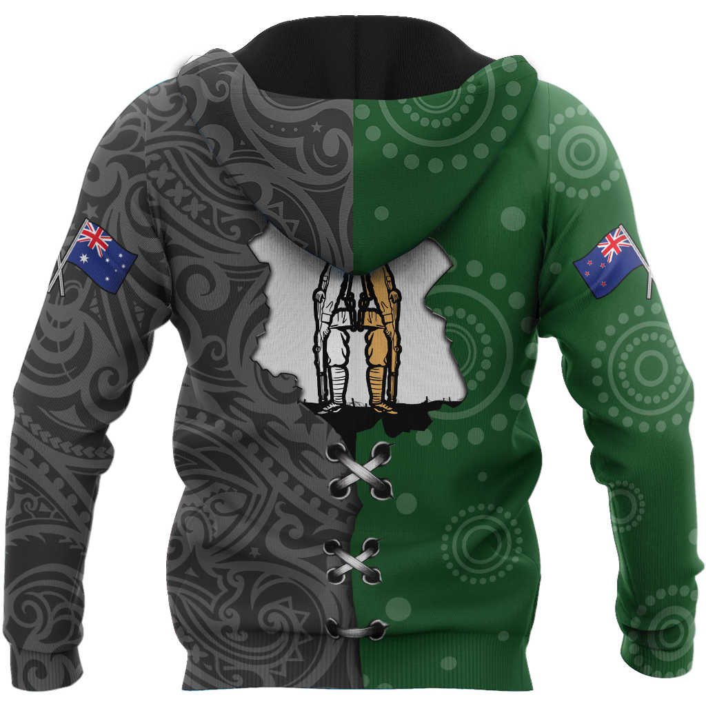 Remembrance Australia and Kiwi Soldier 3D print shirts