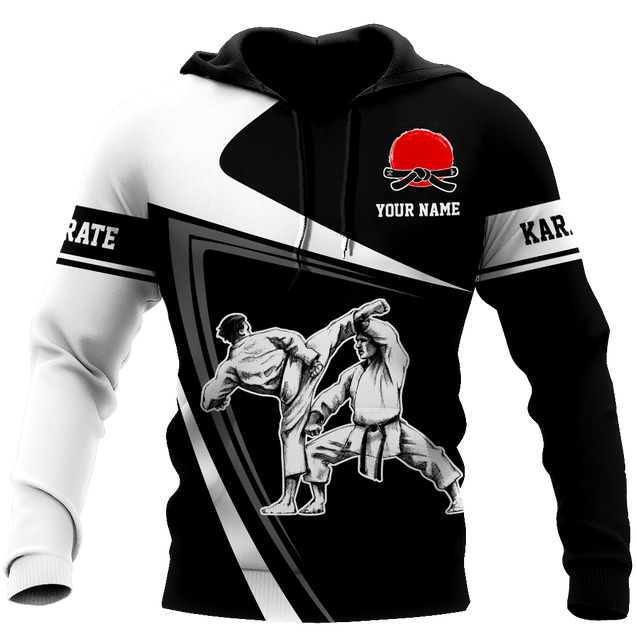 Customize Name Karate Hoodie For Men And Women MH08032104