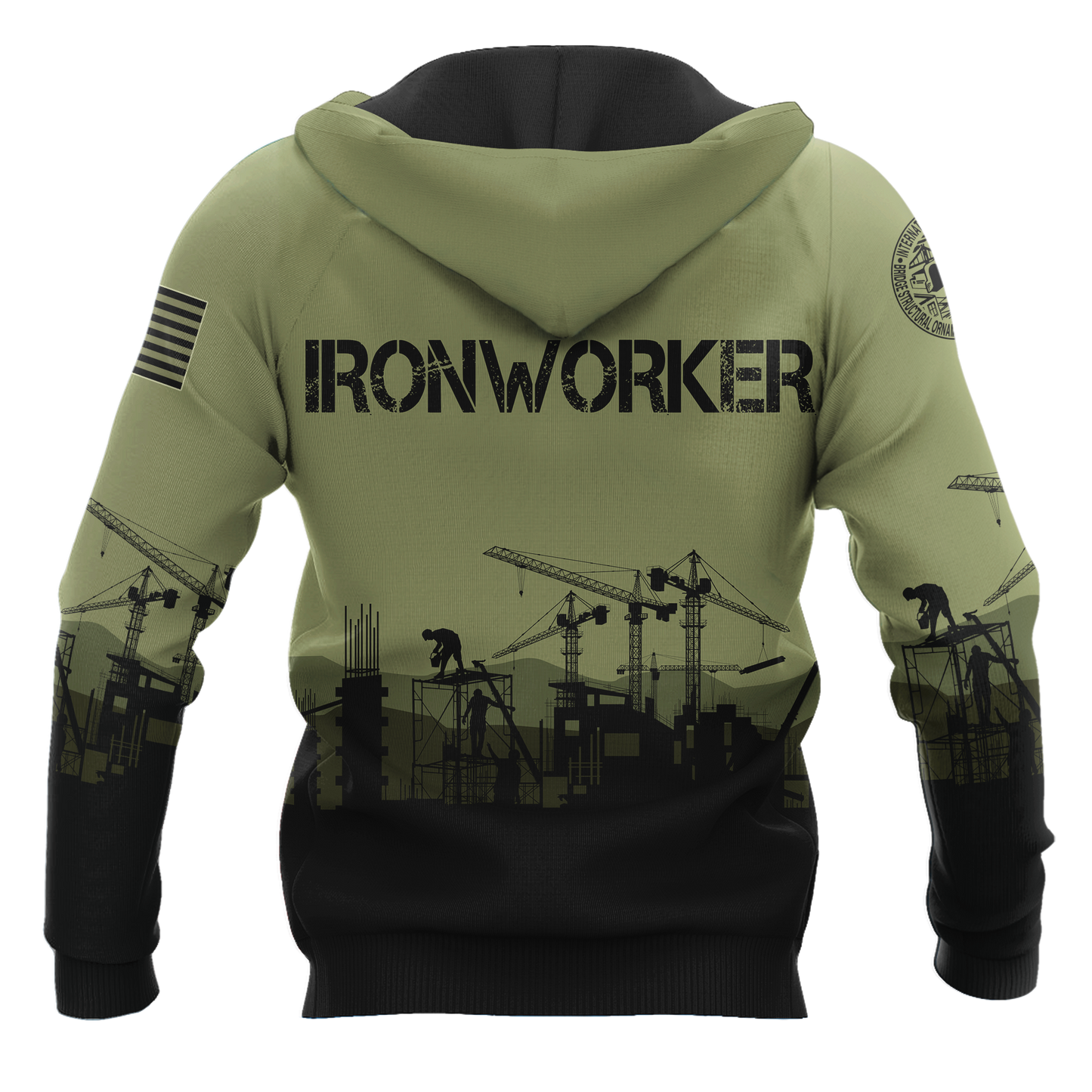 Premium Personalized 3D Printed Ironworker Shirts