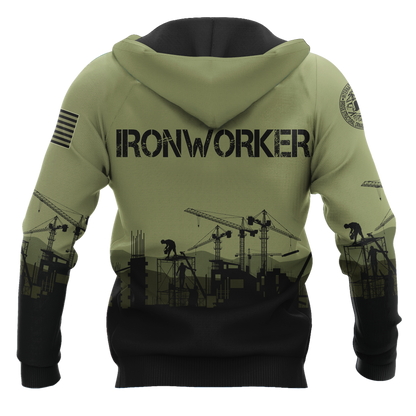 Premium Personalized 3D Printed Ironworker Shirts