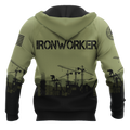 Premium Personalized 3D Printed Ironworker Shirts