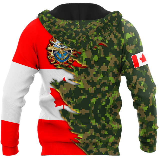 Canadian Veteran 3D All Over Printed Shirts MH08032106