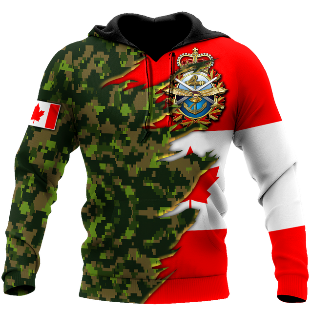 Canadian Veteran 3D All Over Printed Shirts MH08032106