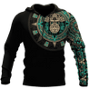 Aztec Mexico Blue 3D All Over Printed Unisex Hoodie