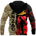 Premium Anzac Day Camo 3D Printed Unisex Shirts TN NTN08042101