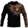 Aztec Mexico Red 3D All Over Printed Unisex Hoodie