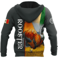 Rooster Mexico 3D All Over Printed Hoodie