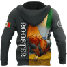 Rooster Mexico 3D All Over Printed Hoodie