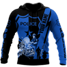 Customize Name Police 3D All Over Printed Unisex Shirts Thin Blue Line
