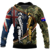 Remember Soldiers camo Australia and Kiwi Veteran 3D print shirts