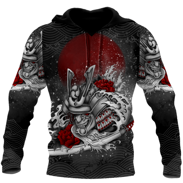 Premium 3D Printed Samurai Flower Shirts MEI