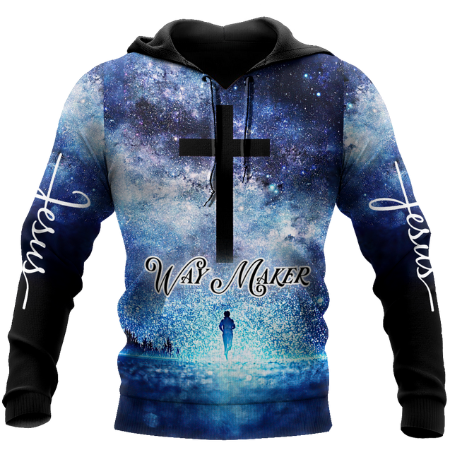 Premium Unisex Hoodie 3D All Over Printed Easter Day Christian Jesus No42 ML