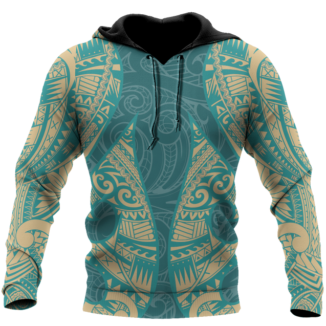 New Zealand Maori Tattoo 3D All Over Printed Unisex Shirts