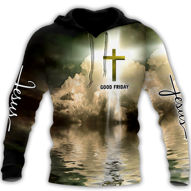 Premium Unisex Hoodie 3D All Over Printed Easter Day Christian Jesus No45 ML