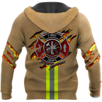 Customize Name Firefighter Hoodie Shirts For Men And Women
