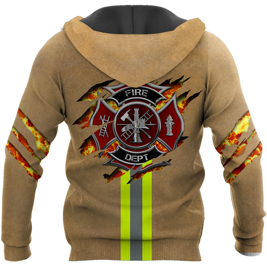 Customize Name Firefighter Hoodie Shirts For Men And Women