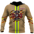 Customize Name Firefighter Hoodie Shirts For Men And Women