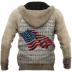 American National Anthem 3D All Over Printed Unisex Shirts