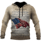 American National Anthem 3D All Over Printed Unisex Shirts