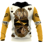 Yellow Alpha King Heart Lion  3D All Over Printed Unisex Shirts