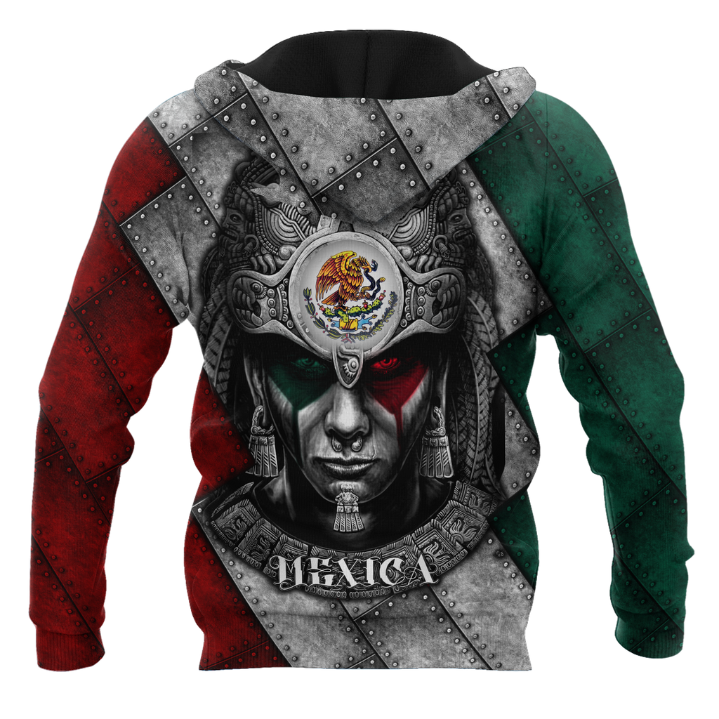 Aztec Warrior Mexico 3D All Over Printed Unisex Hoodies