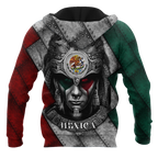 Aztec Warrior Mexico 3D All Over Printed Unisex Hoodies