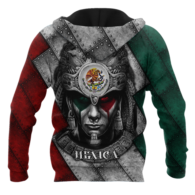 Aztec Warrior Mexico 3D All Over Printed Unisex Hoodies