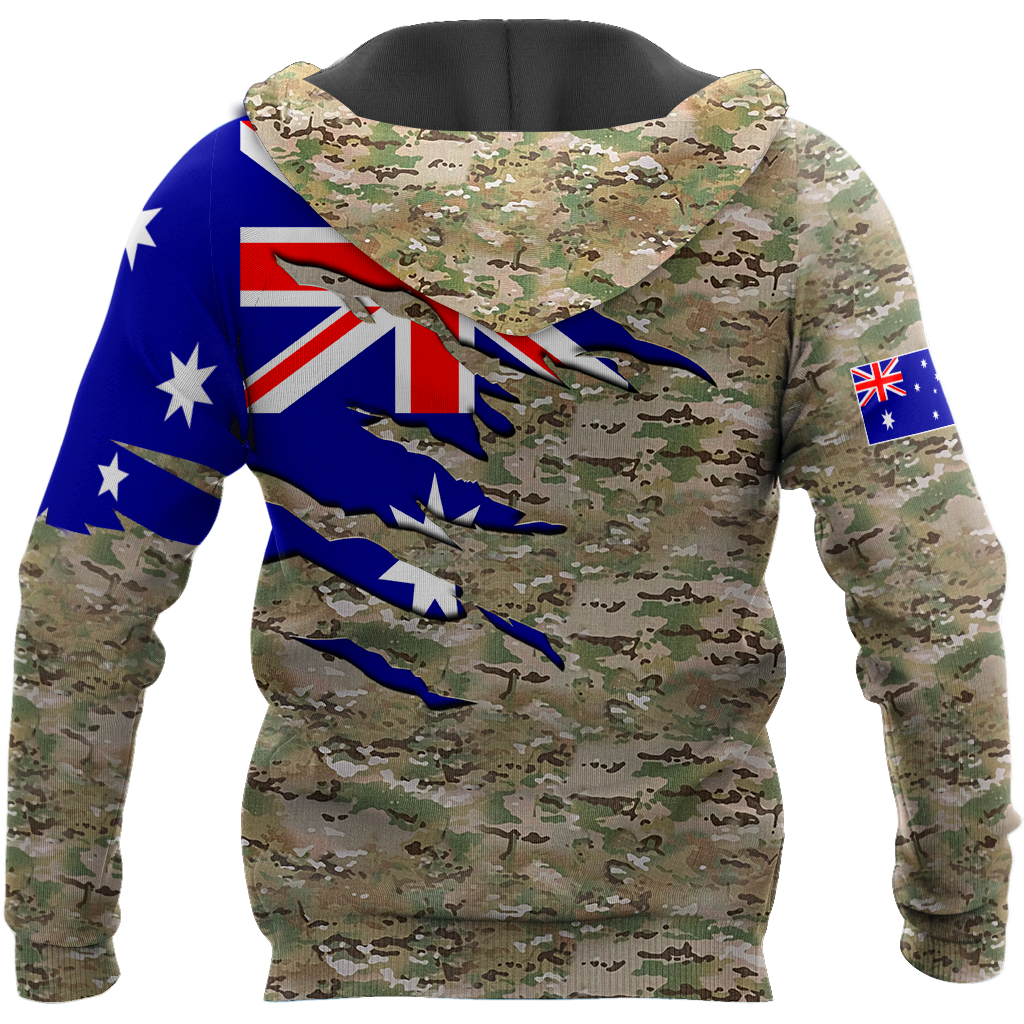 Remembrance Australia Camo Soldier 3D print shirts