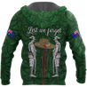 Lest We Forget Anzac Day Australia Golden Wattle And New Zealand Fern 3D Printed Shirts TN