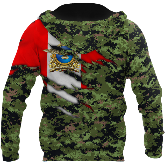 Canadian Air Force Veteran 3D All Over Printed Shirts PD10032102